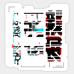 Alpha code Sticker